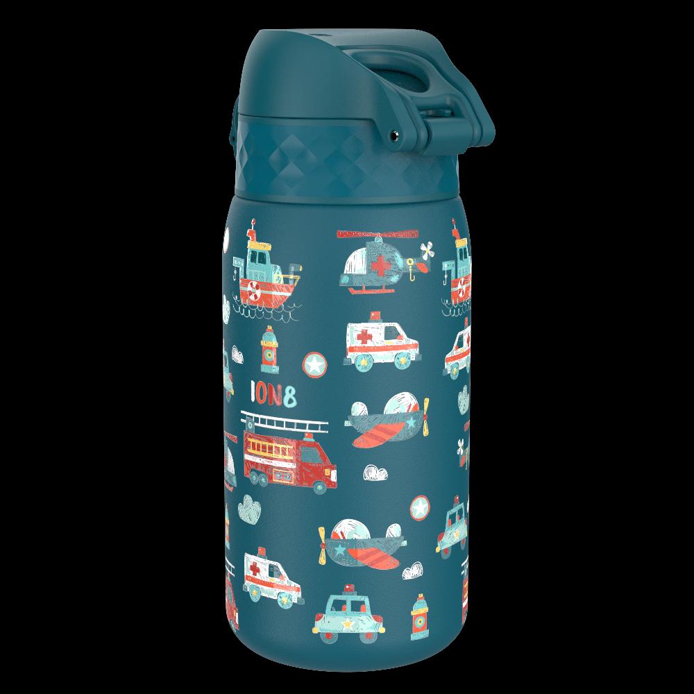 babymarkt Kinder-Wasserflasche Edelstahl 400 ml dunkelgrün Fabrikpreis