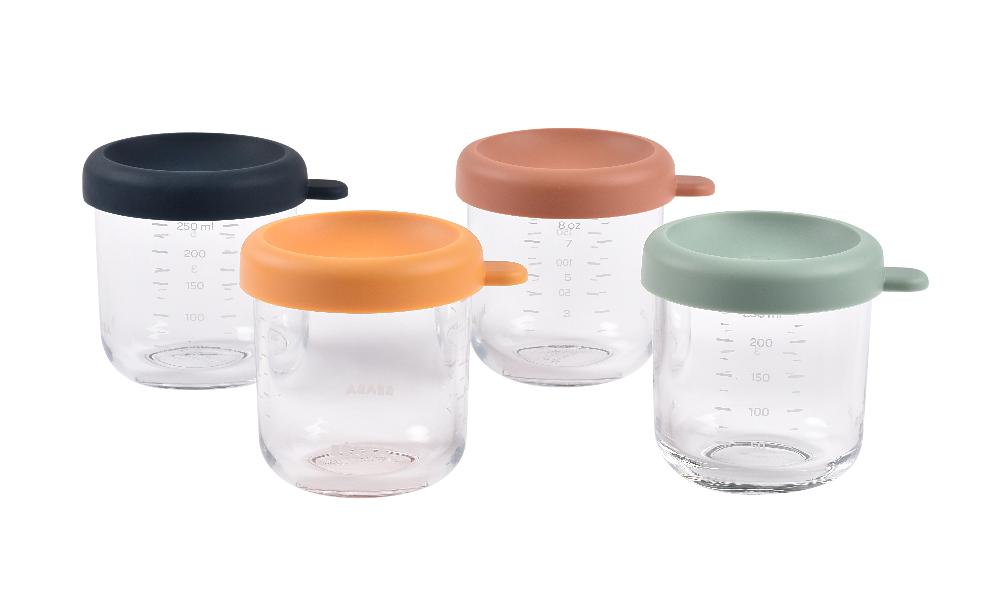 babymarkt Portionsbehälter 4er Set aus Glas sunrise Begrenztes Angebot