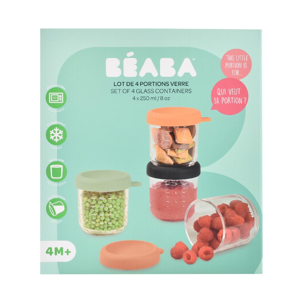 babymarkt Portionsbehälter 4er Set aus Glas sunrise Begrenztes Angebot