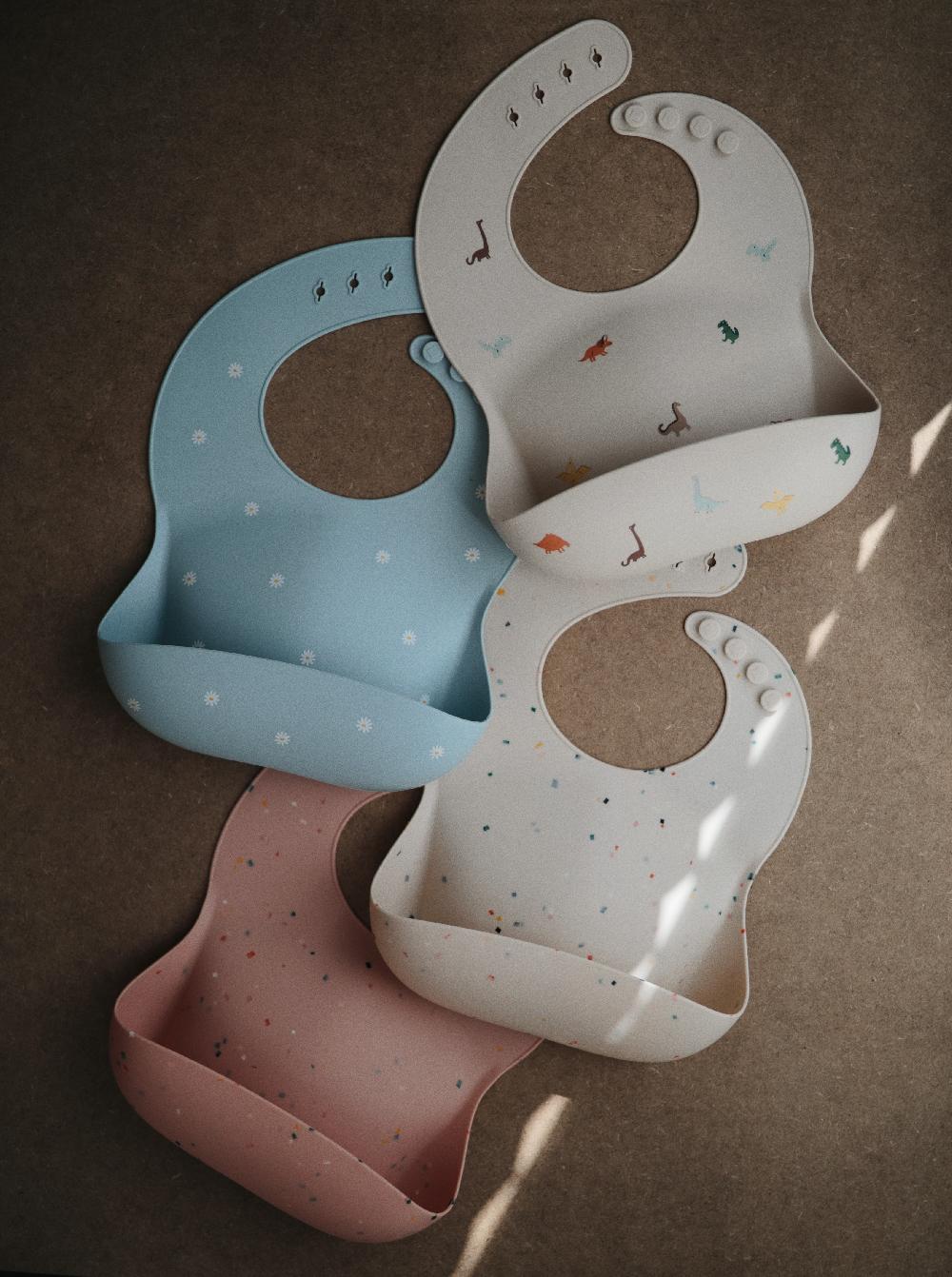 babymarkt Silikonlätzchen White Daisy Weihnachtsangebot