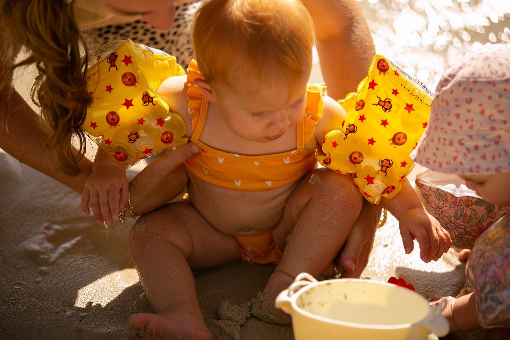babymarkt Lila Leopard Schwimmflügel (0-2 Jahre) Lagerräumung
