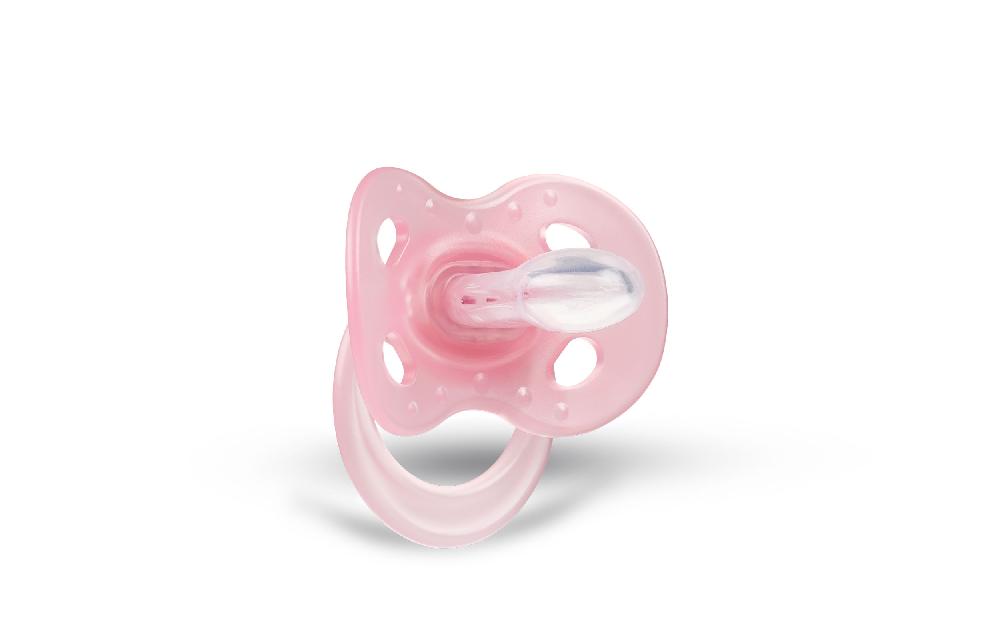 babymarkt Schnuller Original 6-18 Monate DUO Signature 4 Stück in rosé im Angebot