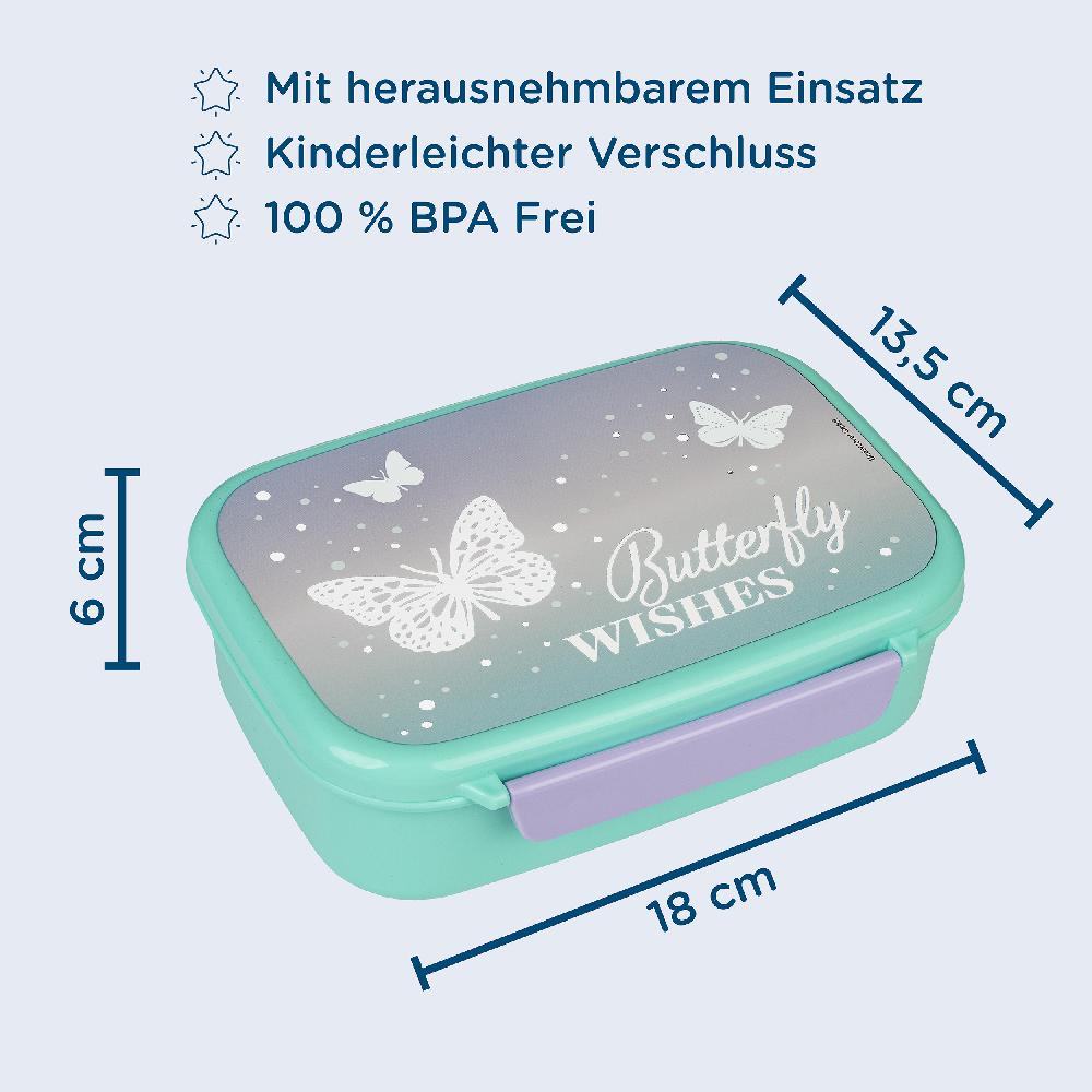 babymarkt Brotzeitdose Butterfly Wishes Versandkostenfrei