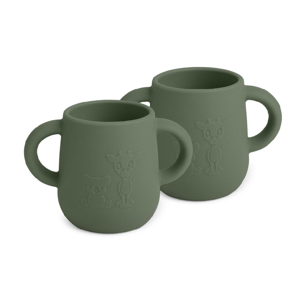 babymarkt Kindertasse Abiola 145ml 2 Stück Dusty Green