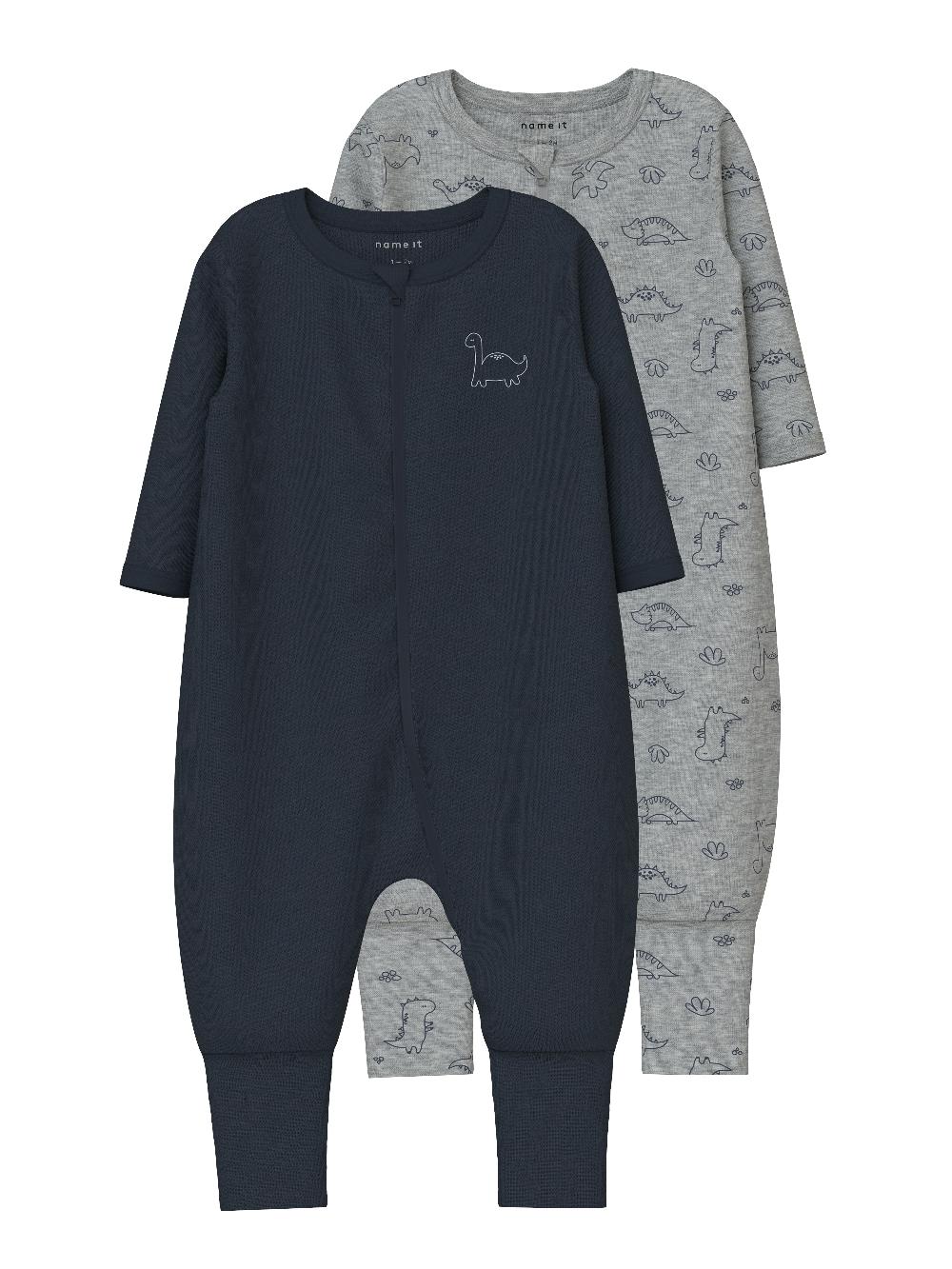 babymarkt Schlafoverall 2er Pack Grey Melange