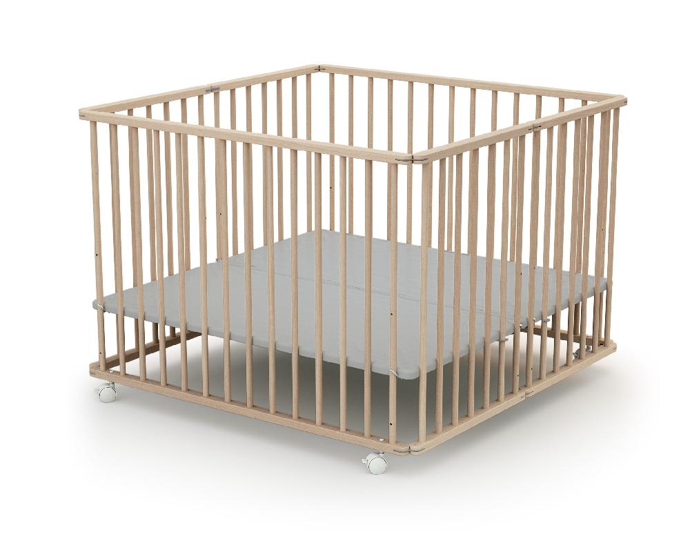 babymarkt Laufgitter faltbar 100 x 100 cm Buche unbehandelt Begrenztes Angebot