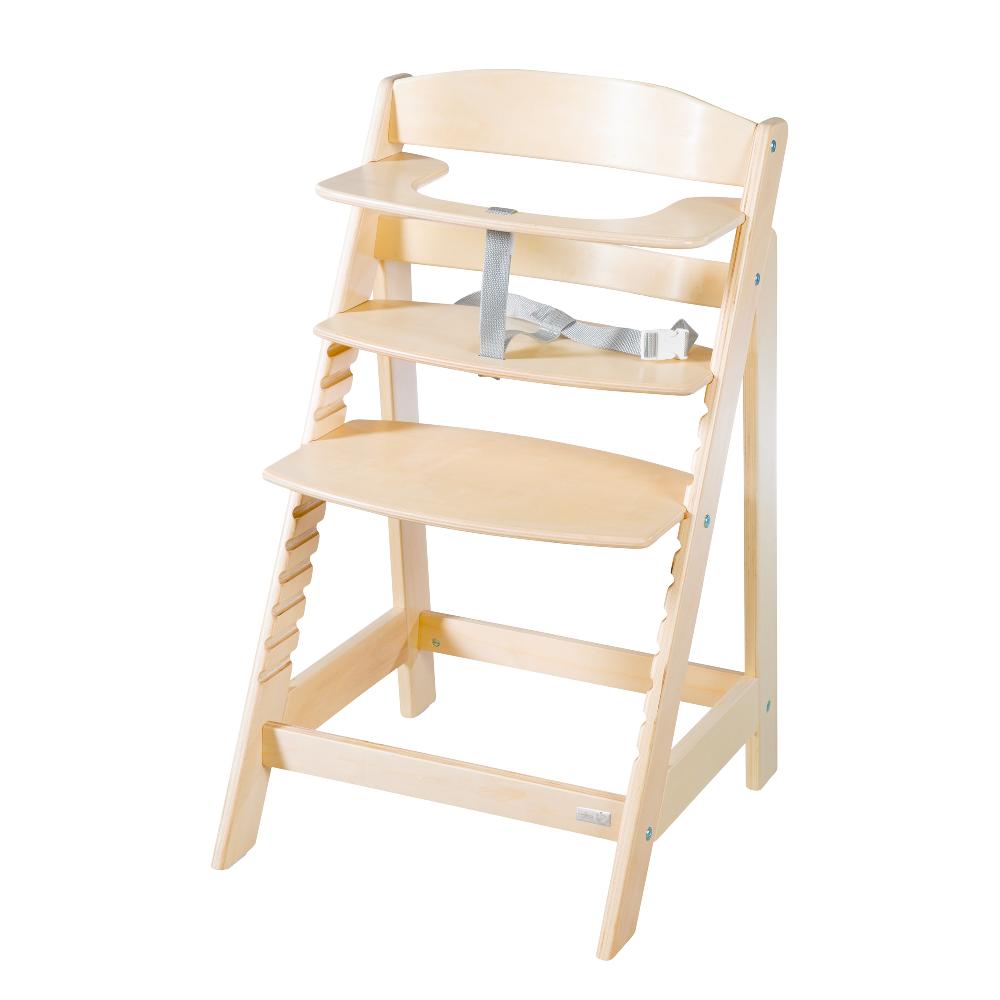 babymarkt Treppenhochstuhl Born Up natur Set 2 in 1 inkl. Aufsatz Greyish gesteppt Riesige Ersparnisse