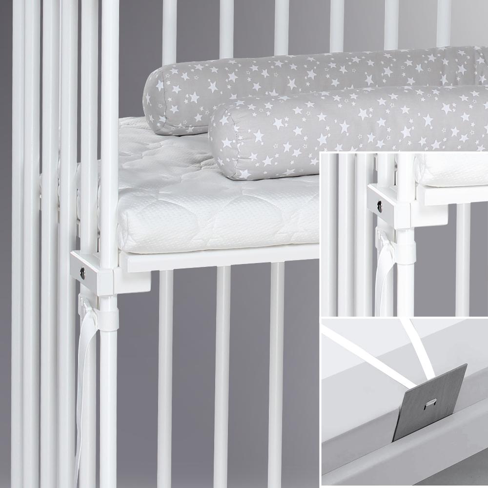 babymarkt Beistellbett Boxspring XXL weiß Super Sparpreis