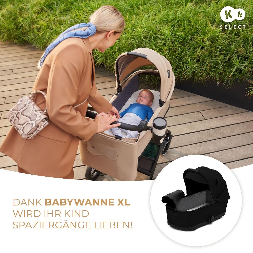 babymarkt Kinderwagen YOXI 2in1 pure black Sonderangebot