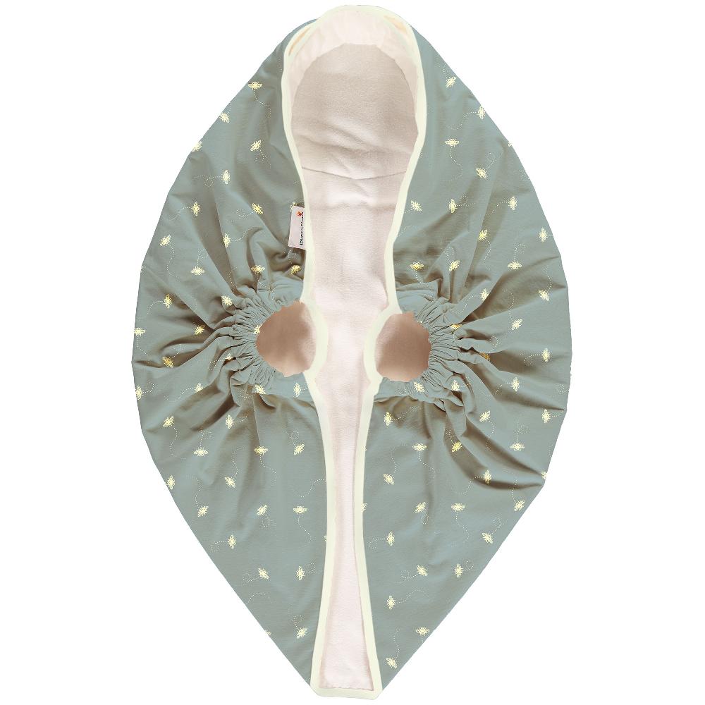 babymarkt Tragehilfe mint honey bee - Organic cotton Flash Sale
