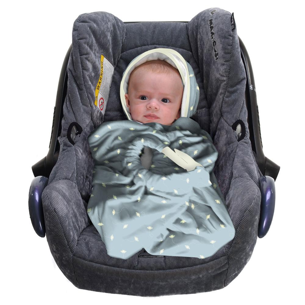 babymarkt Tragehilfe mint honey bee - Organic cotton Flash Sale