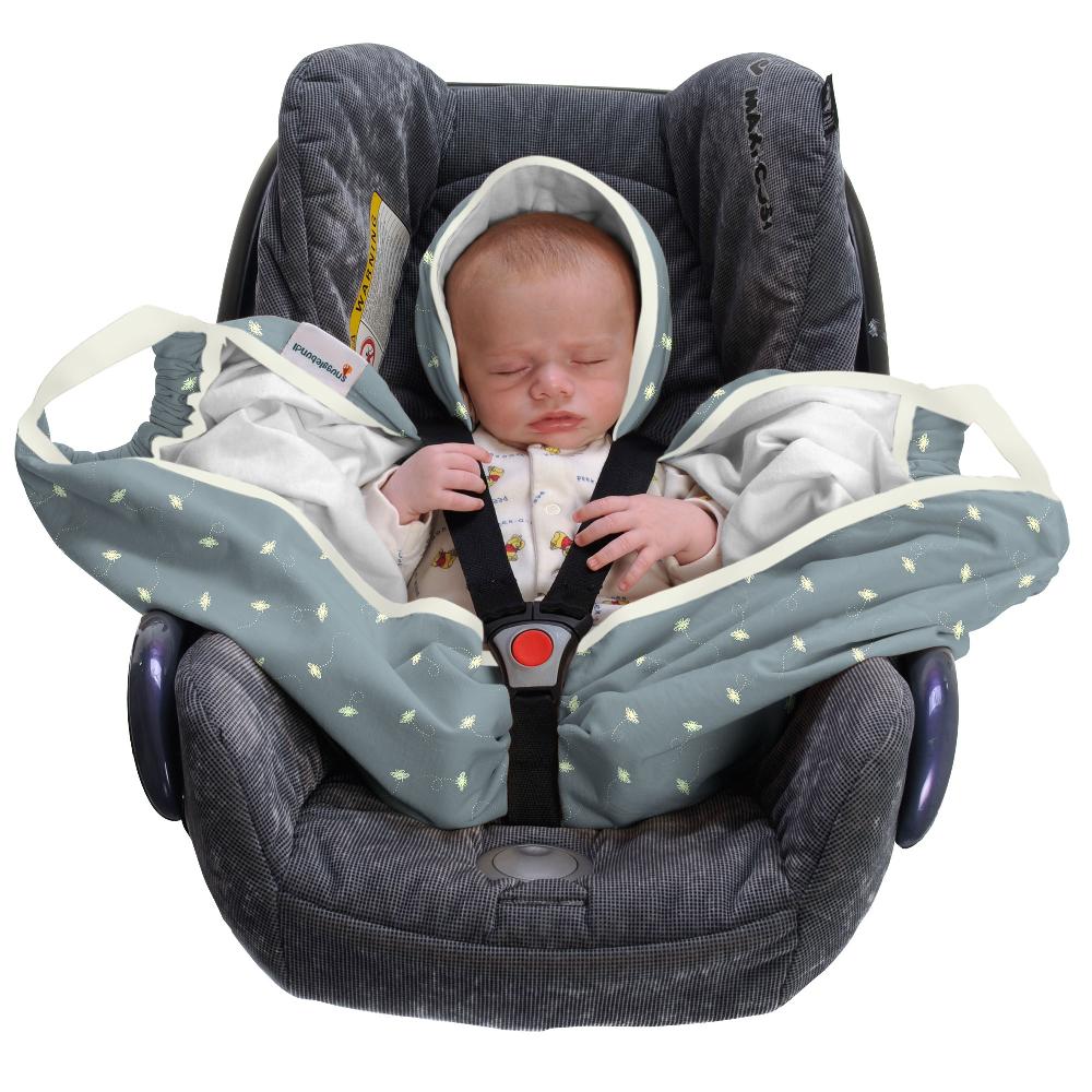 babymarkt Tragehilfe mint honey bee - Organic cotton Flash Sale