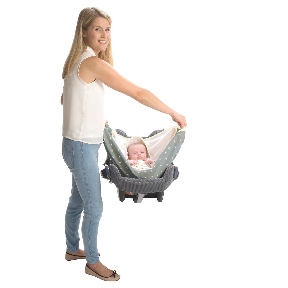 babymarkt Tragehilfe mint honey bee - Organic cotton Flash Sale