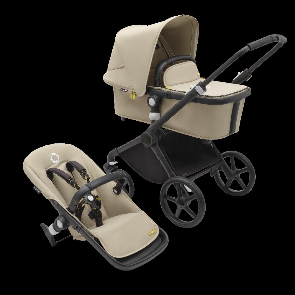 babymarkt 3in1 Kinderwagen Set Fox Cub Desert Beige inklusive MAXI COSI Babyschale Pebble 360 Essential Black Online Shopping