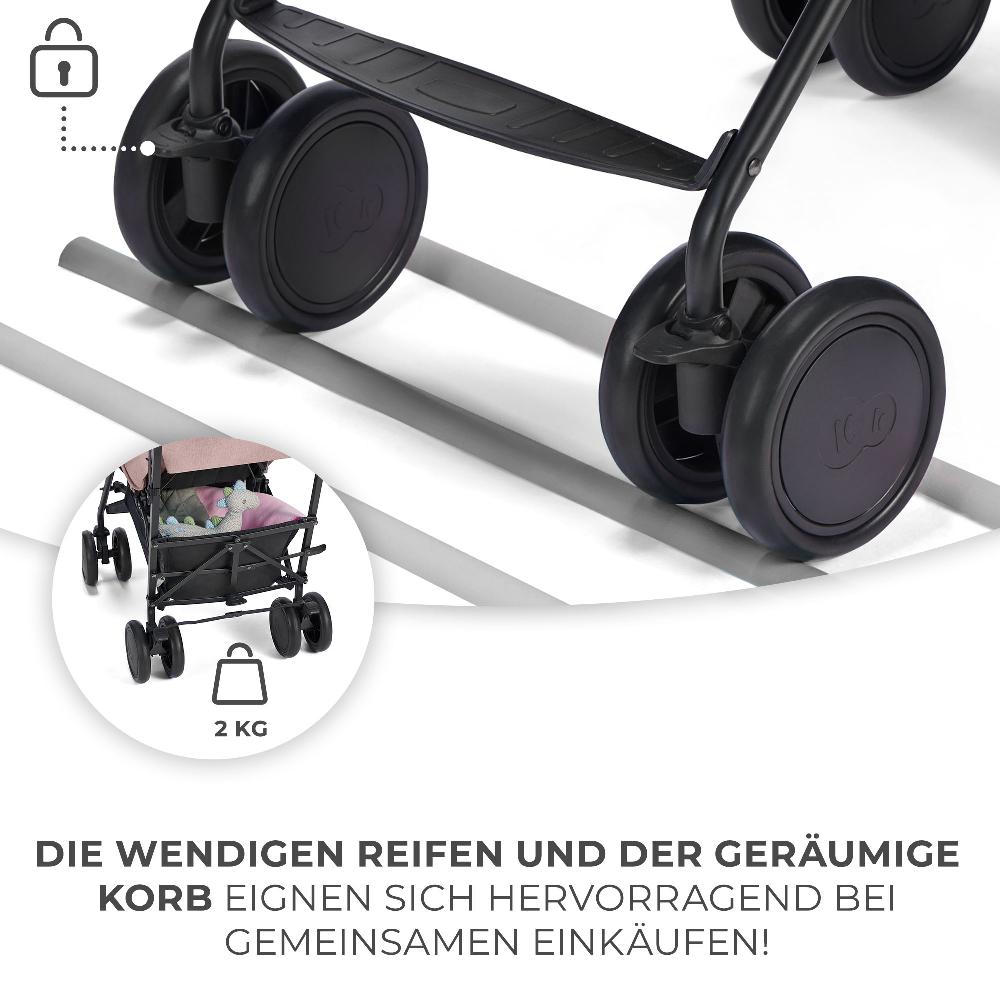 babymarkt Buggy SIESTA Rosa Valentinstagsangebot