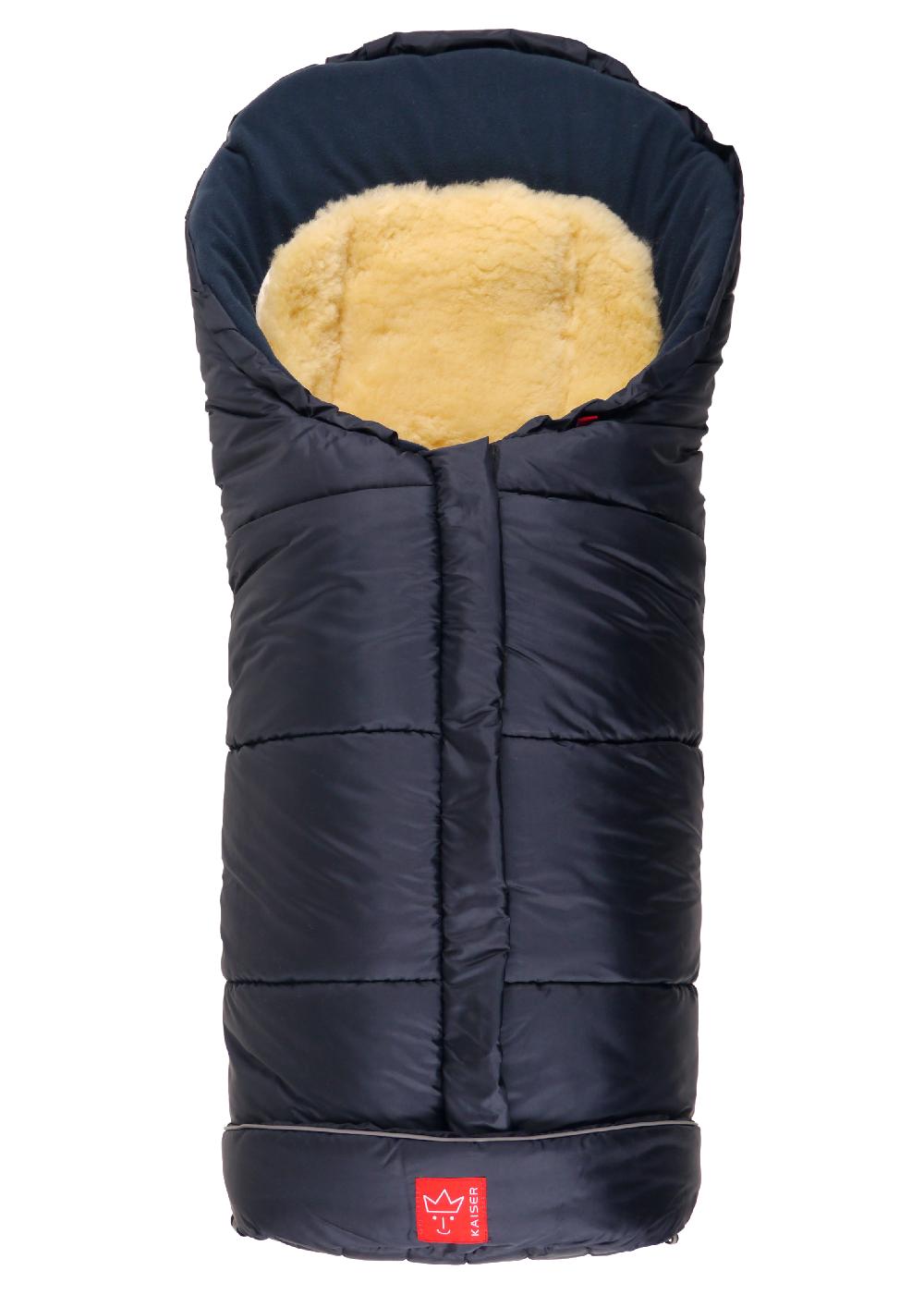 babymarkt Fußsack SHEEPY mit Lammfelleinlage marine