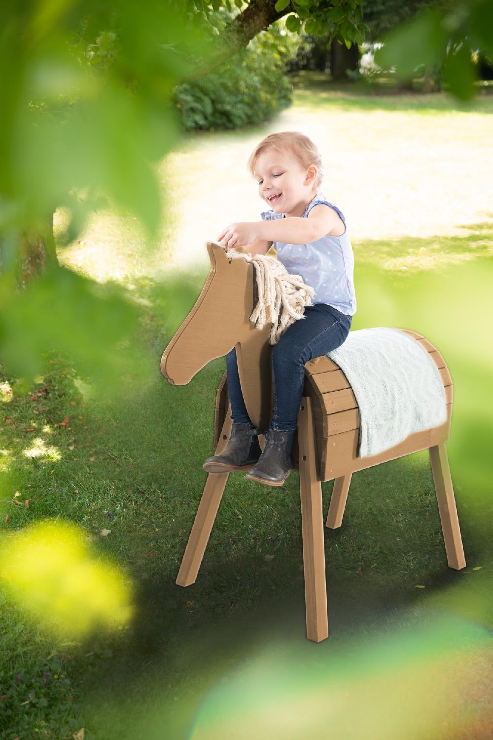 babymarkt Holzpferd Outdoor teakholz JETZT KAUFEN