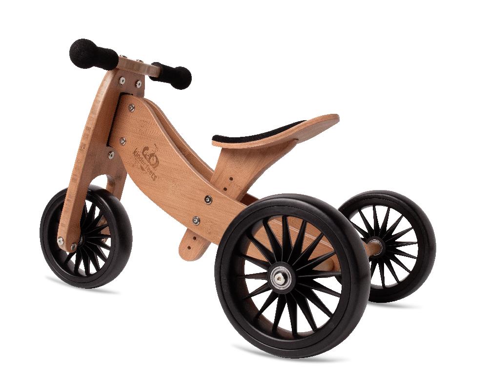 babymarkt 2-in-1 Dreirad Tiny Tot Plus Bambus Neueste Stile