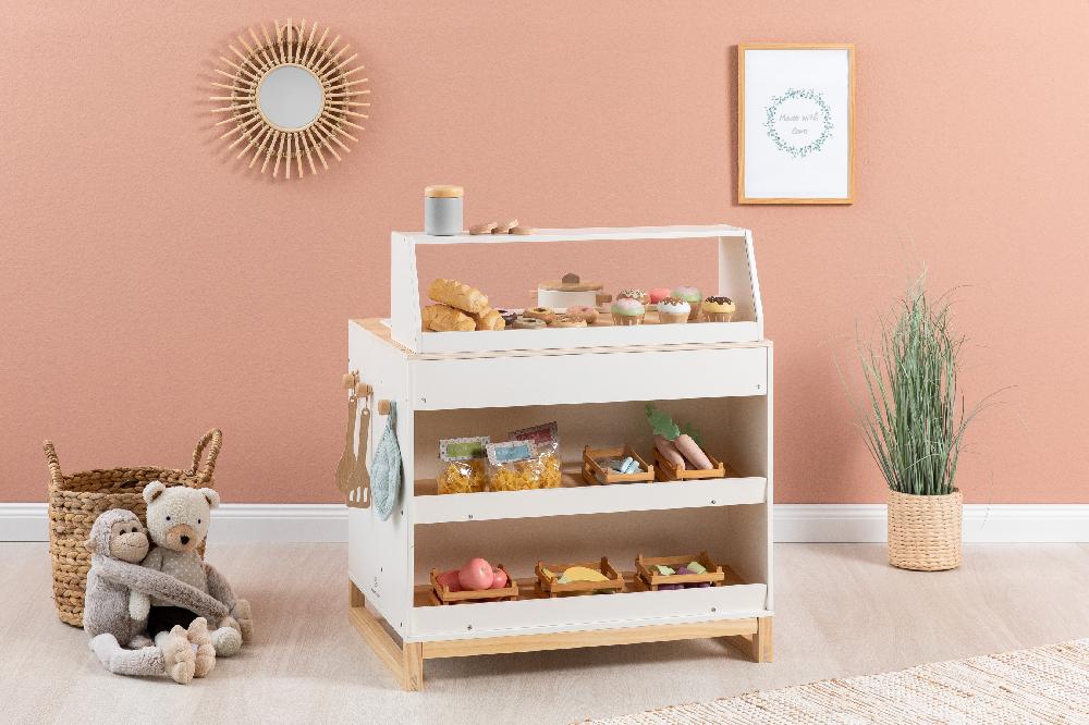 babymarkt Spielküche & Shop Prunus weiß/natur Letzter Tag