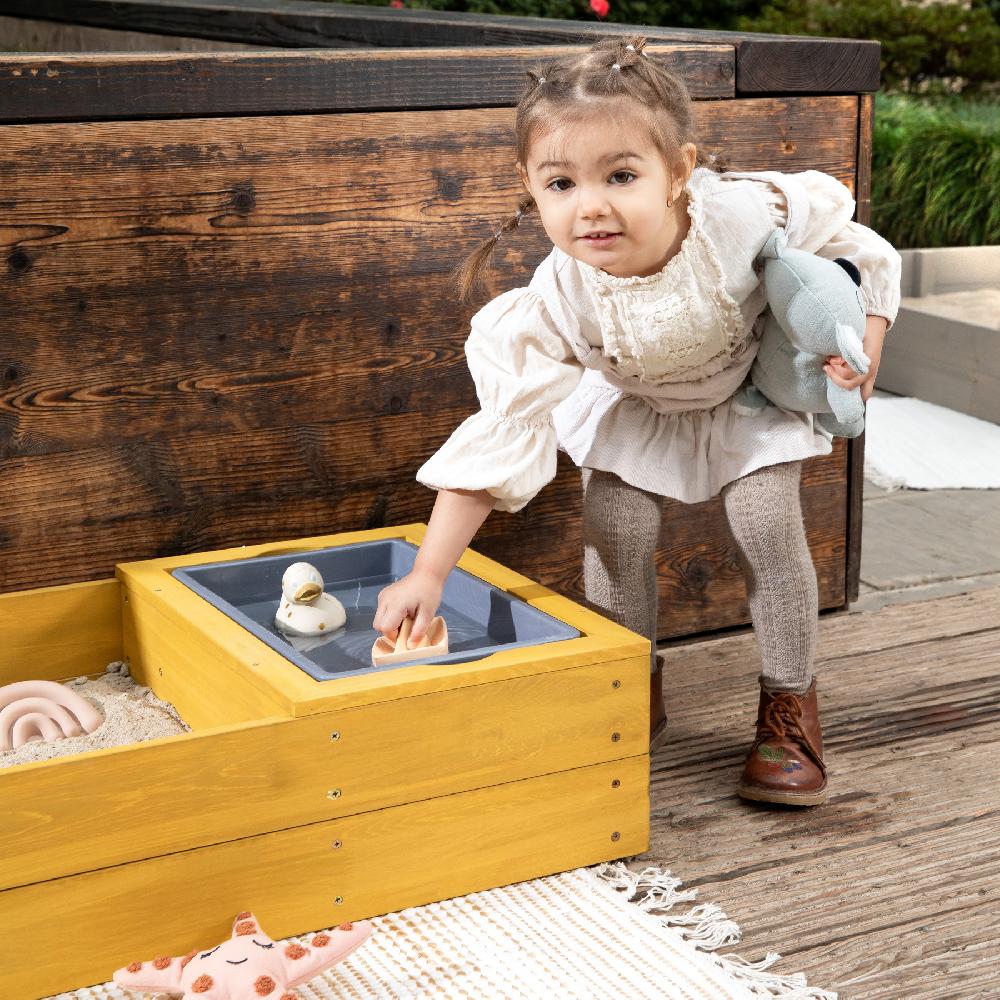 babymarkt Sandkasten Space Saver ocker Riesige Rabatte