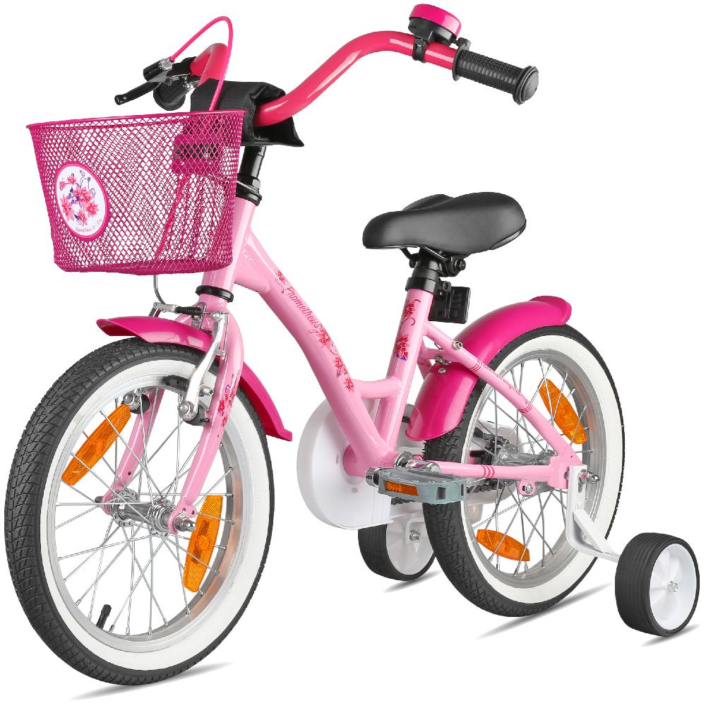 babymarkt Kinderfahrrad 16" mit Stützräder rosa-weiß Speichern exportieren