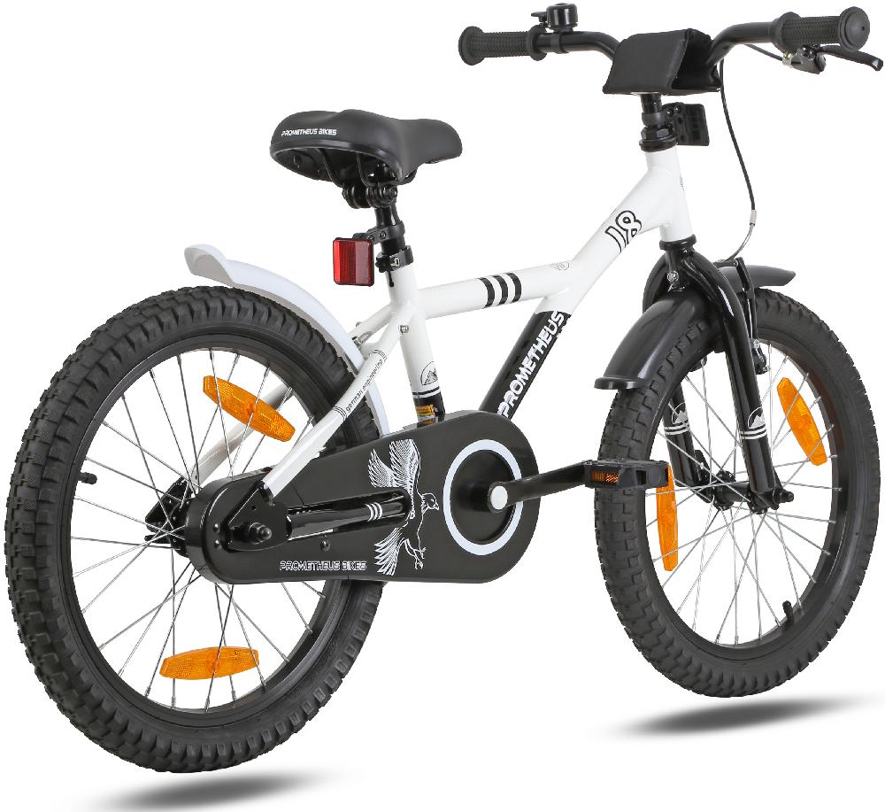 babymarkt Kinderfahrrad 18" weiß-schwarz Im Verkauf