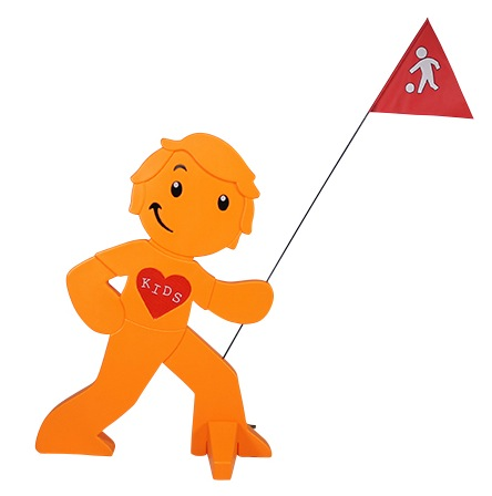 babymarkt Streetbuddy Warnfigur für mehr Kindersicherheit - orange Rabatte dieses Monats
