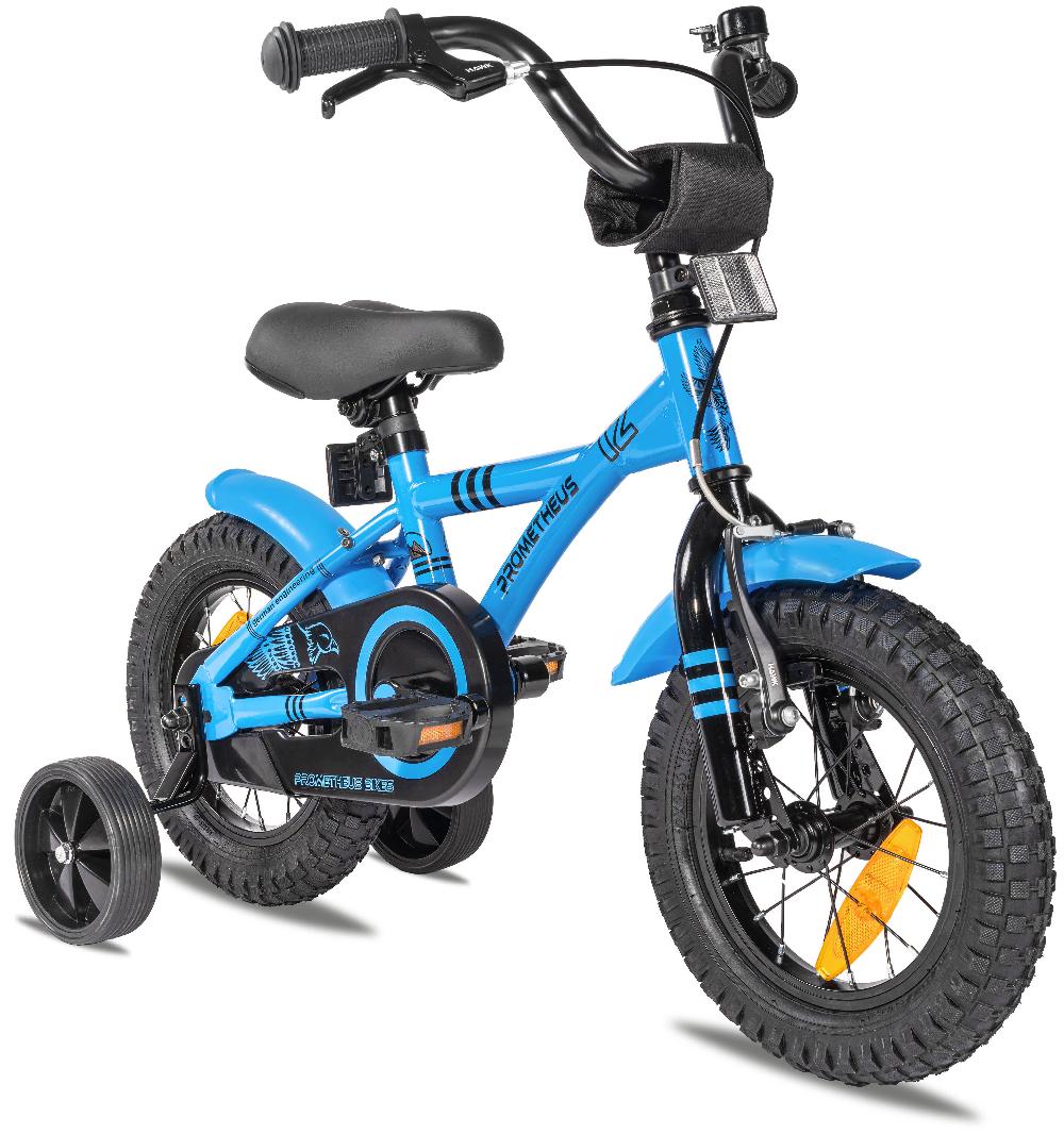 babymarkt Kinderfahrrad 12" mit Stützräder blau-schwarz im Angebot
