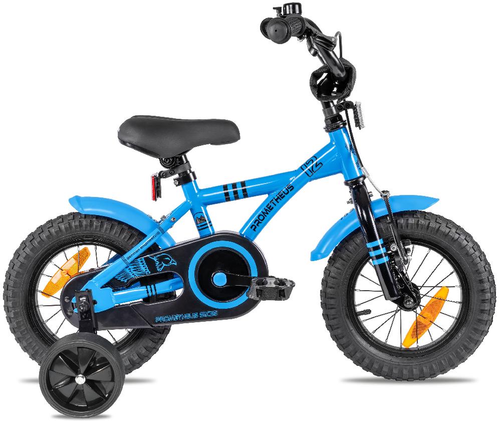 babymarkt Kinderfahrrad 12" mit Stützräder blau-schwarz im Angebot