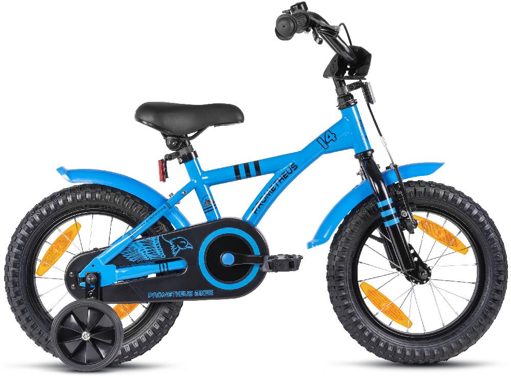 babymarkt Kinderfahrrad 14" mit Stützräder blau-schwarz Fabrikpreis