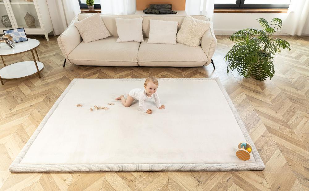babymarkt Samtmatte-Spielmatte für Baby 200 x 150 cm Grau Rabatt
