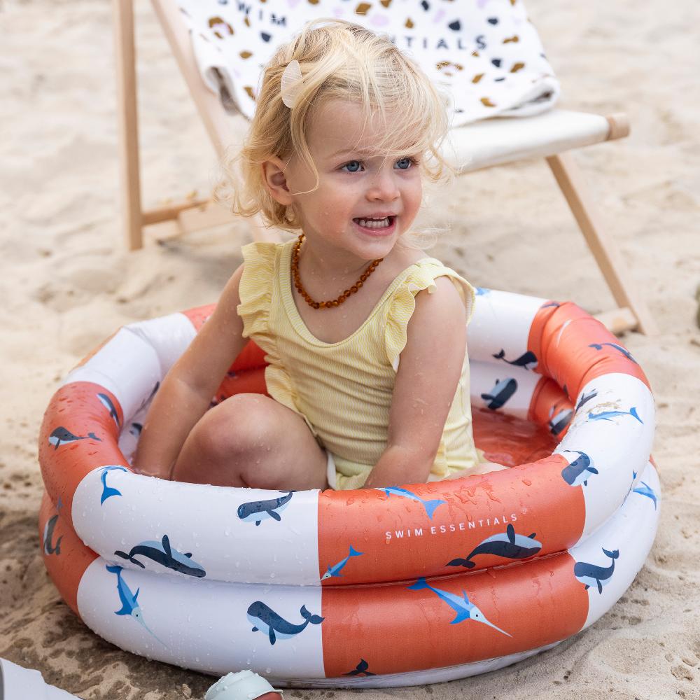 babymarkt Aufblasbarer Pool Red-White Whale 60 cm Vatertagsangebot