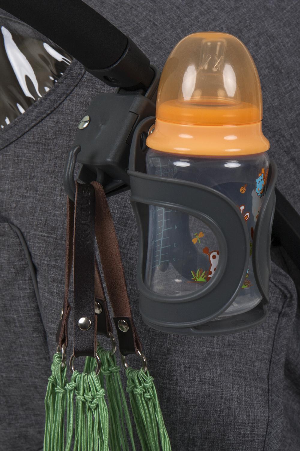 babymarkt Flaschenhalter mit Taschenhalter grau Exklusive Angebote