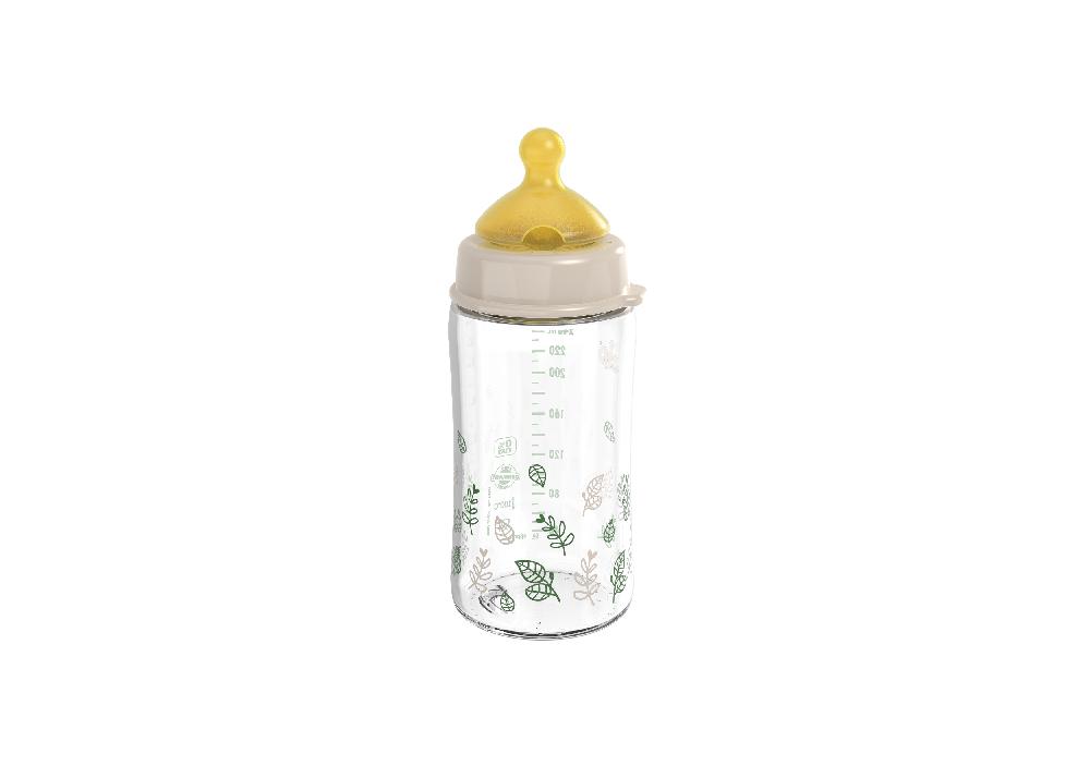 babymarkt Weithalsflasche cherry green Girl 240 ml aus Glas Fabrikladen