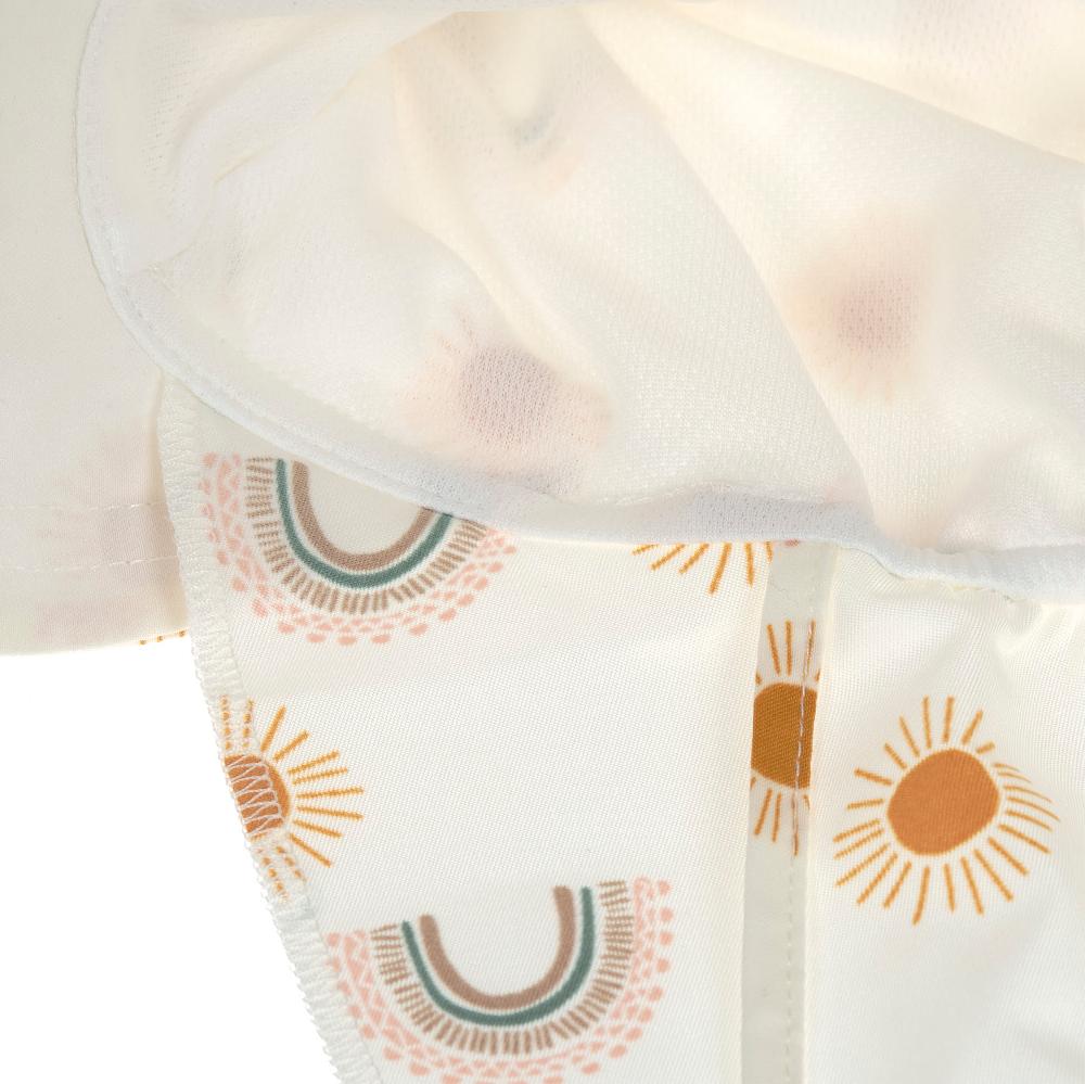 babymarkt UV-Sonnenhut mit Nackenschutz Regenbogen weiß Neuheiten