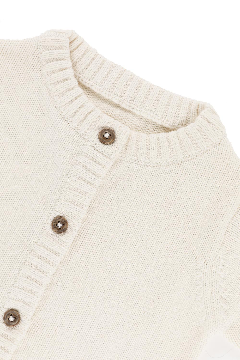 babymarkt Strickoverall strikka Grobstrick creme Wochenangebot