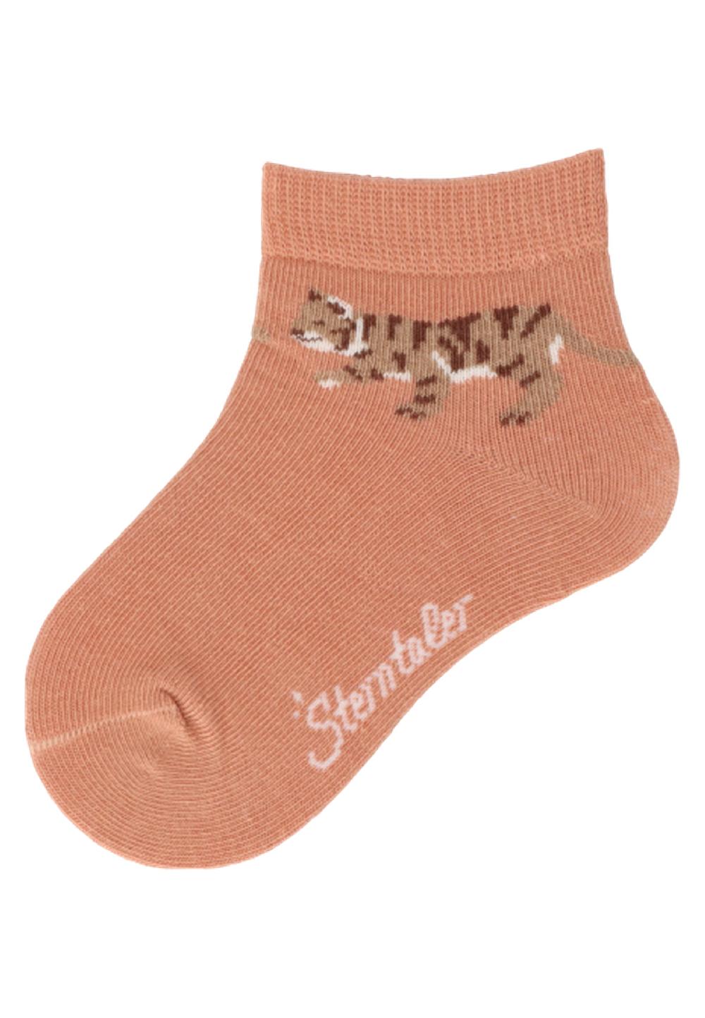 babymarkt Kurz-Socken 3er-Pack Tiere braun melange 50% Rabatt für begrenzte Zeit