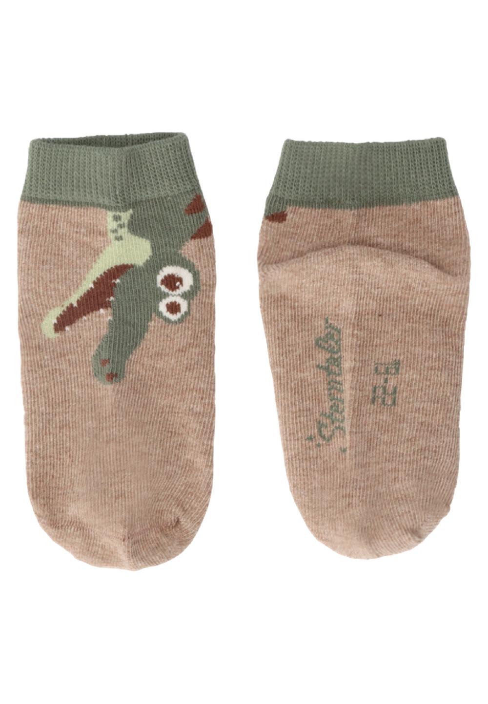 babymarkt Kurz-Socken 3er-Pack Tiere braun melange 50% Rabatt für begrenzte Zeit