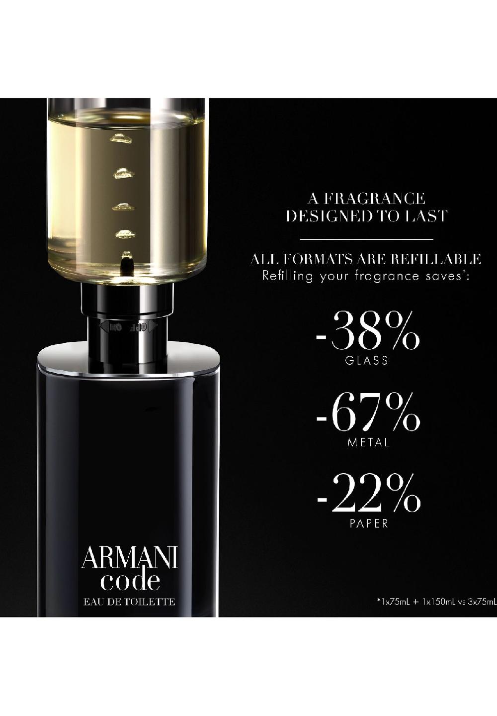 ARMANI CODE HOMME Eau de Toilette Refill Super Rabatt