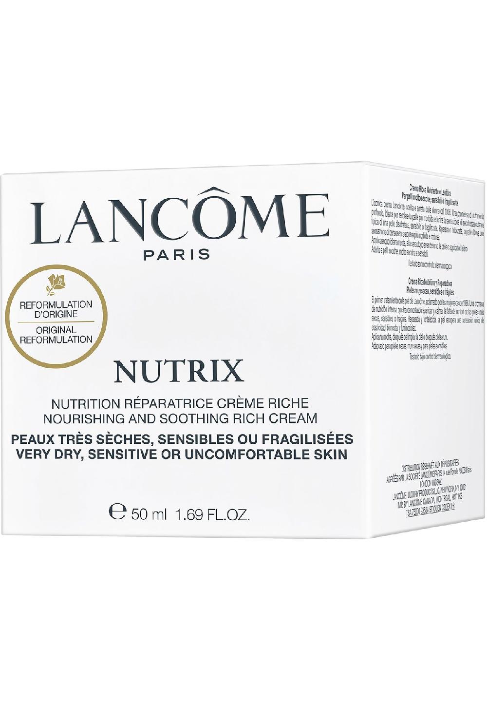 LANCÔME NUTRIX Nourishing and Soothing Rich Face Cream Riesige Rabatte