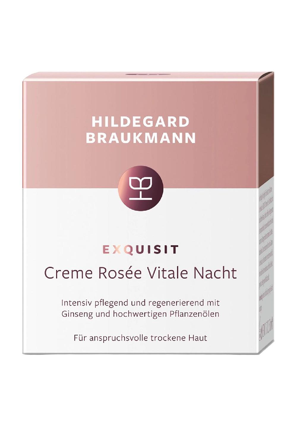 HILDEGARD BRAUKMANN EXQUISIT Creme Rosée Vitale Nacht Im Verkauf
