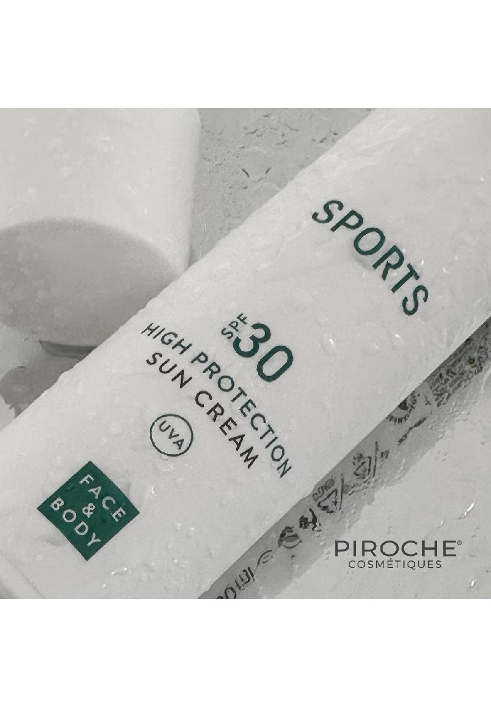 PIROCHE® COSMÉTIQUES SPORTS High Protection Sun Cream SPF30 2025